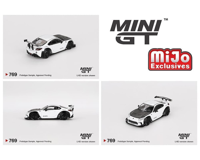 Mini Gt 1:64 Toyota Gr86 Lb Nation - White- Mijo Exclusives - Diecast