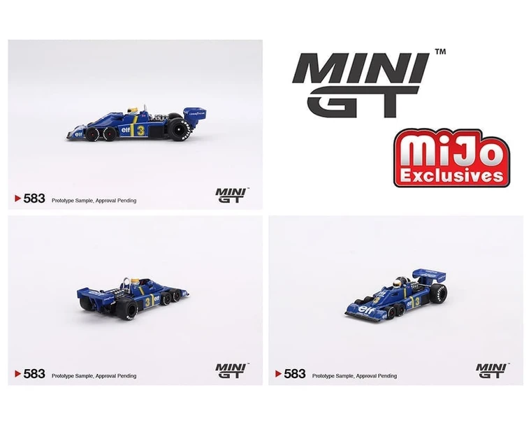 Mini Gt 1:64 Tyrrell P34 #3 Jody Scheckter 1976 Swedish Gp Winner - Diecast