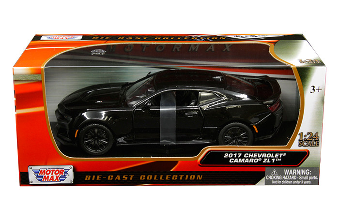 Motormax 1:24 2017 Chevrolet Camaro Zl1 - Black - Diecast