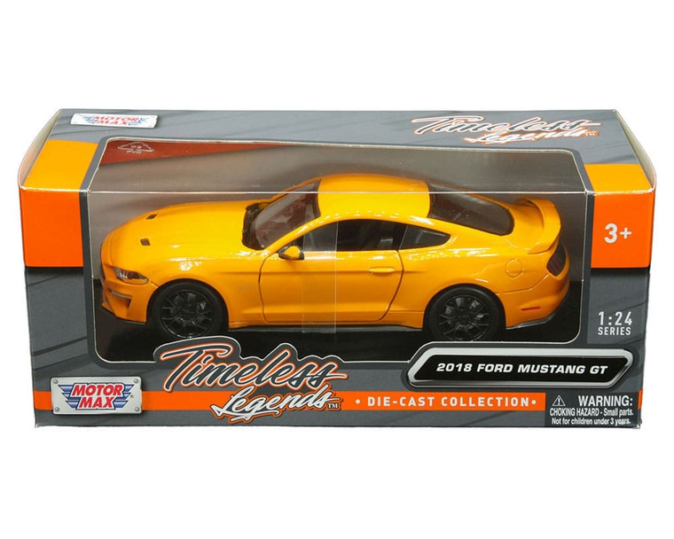 Motormax 1:24 2018 Ford Mustang Gt - Timeless Legends - Diecast