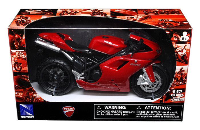 New Ray 1:12 Ducati 1198 (red) - Motorcycles - Diecast