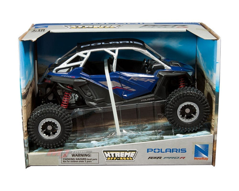 New Ray 1:18 Polaris Rzr Pro R - Blue - Xtreme Off-road - Diecast