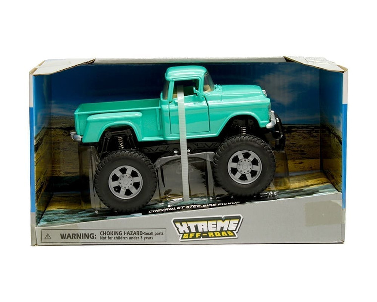 New Ray 1:32 Chevrolet Stepside Pickup - Green - Xtreme Off-road - Diecast