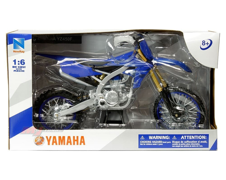 New Ray 1:6 Yamaha Yz450f - Blue - Diecast