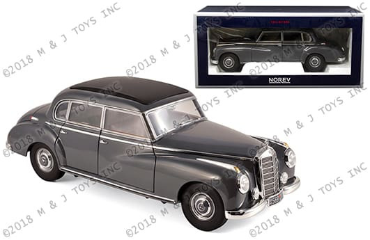 Norev 1:18 1955 Mercedes-benz 300 (dark Grey) - Diecast