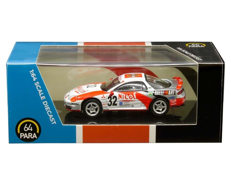 Paragon Models Para64 1:64 Mitsubishi Gto #32 (white/red) Thunderbolt (1995 Film) - Diecast