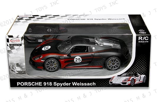 Rastar 1:14 Radio Control Porsche 918 Spyder Weissach - Diecast