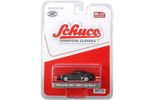 Schuco 1:64 European Classics - Porsche 911 (991) Turbo S (grey Metallic) - Mijo Exclusives - Diecast