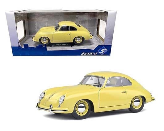 Solido 1:18 1953 Porsche 356 Pre-a Condo Yellow - Diecast