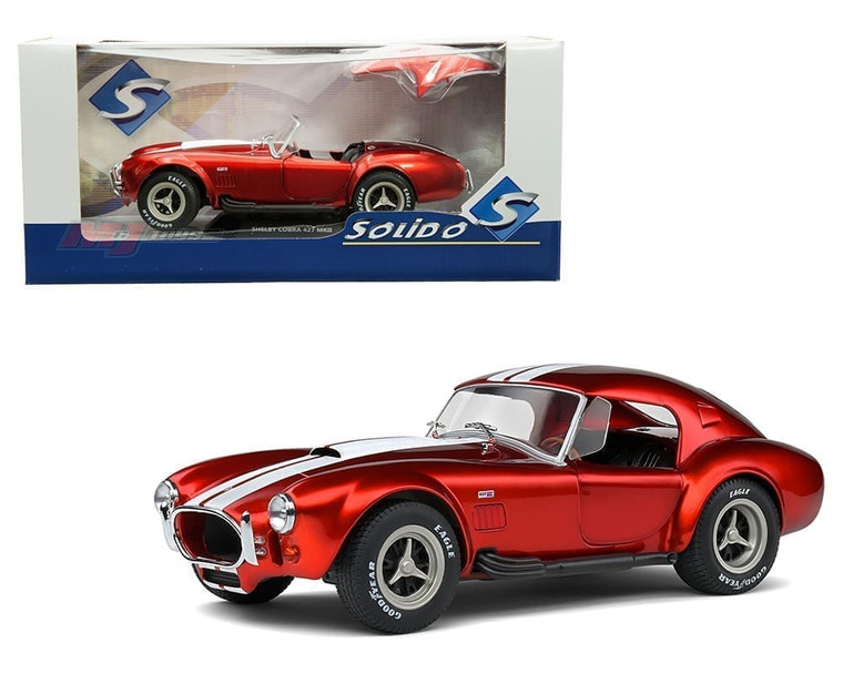 Solido 1:18 1965 Shelby Cobra 427 Mkii - Red Metallic - Diecast