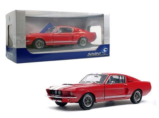 Solido 1:18 1967 Shelby Mustang Gt500 (red With White Stripes) - Diecast