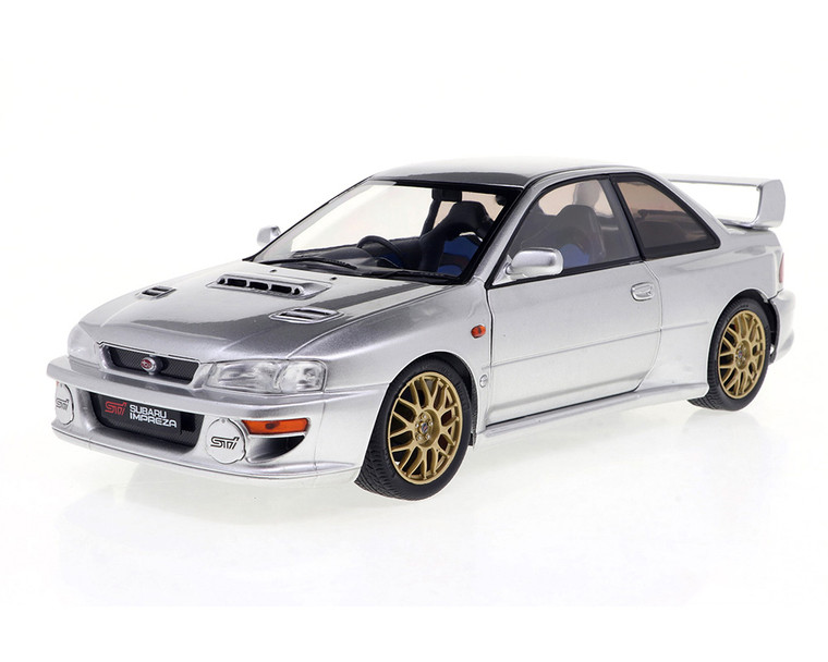 Solido 1:18 1998 Subaru Impreza 22b - Silver - Diecast