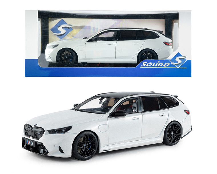 Solido 1:18 2025 Bmw M5 Touring - Alpine White Solid - Diecast