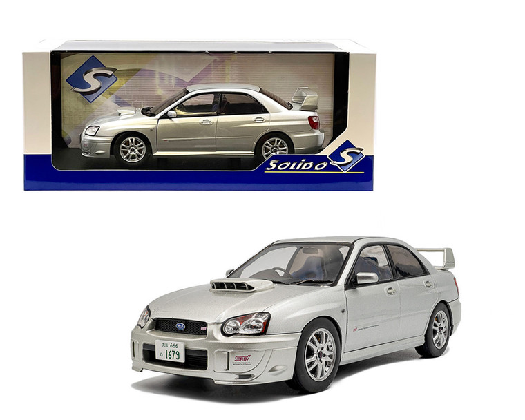 Solido 1:18 Subaru Impreza Wrx Sti - Silver - Diecast
