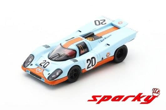 Spark Model 1:64 - Porsche 917 K No.20 24h Le Mans 1970 B. Redman - J. Siffert - Diecast