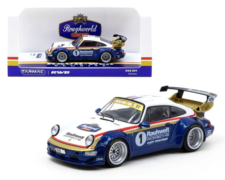 Tarmac Works 1:43 Rwb 964 Waikato (white/blue) - Hobby43 - Diecast