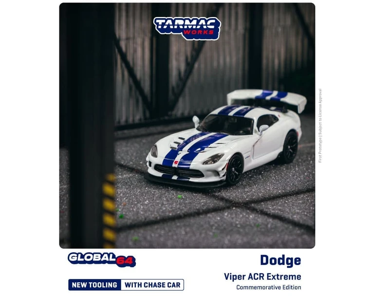 Tarmac Works 1:64 Dodge Viper Acr Extreme Commemorative Edition - Global64 - Diecast