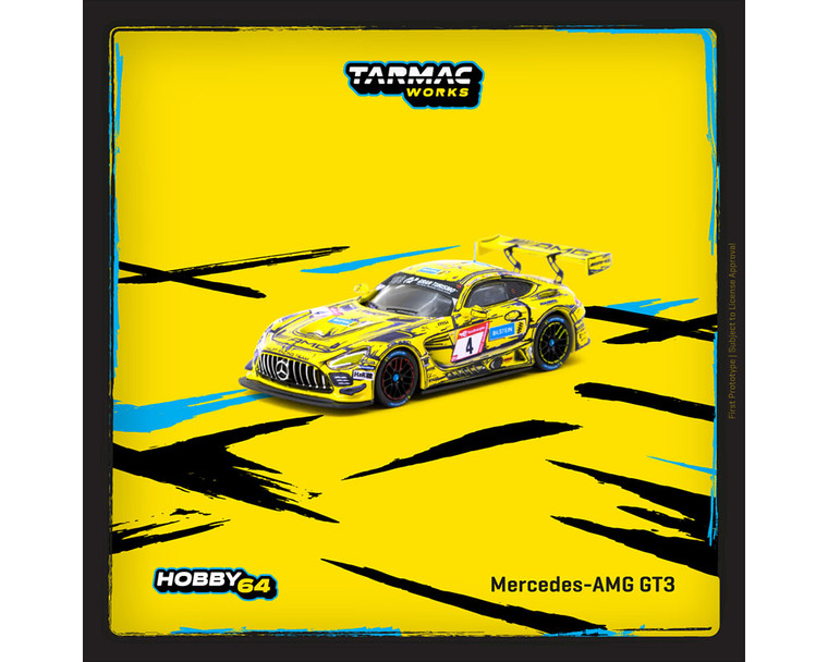 Tarmac Works 1:64 Mercedes-amg Gt3 #4 Nurburgring 24h 2023 - Hobby64 - Diecast