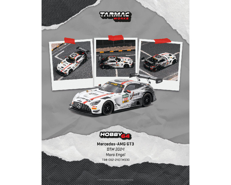 Tarmac Works 1:64 Mercedes-amg Gt3 Dtm 2024 Maro Engel - Hobby64 - Diecast