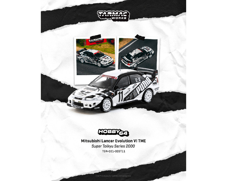 Tarmac Works 1:64 Mitsubishi Lancer Evolution Vi Tme Super Taikyu Series 2000 - Hobby64 - Diecast