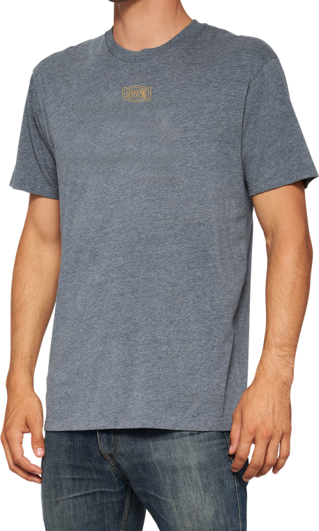 100-percent - Tronix Ss Tee Charcoal Heather Sm - 20143-10006