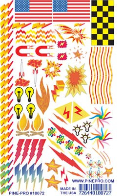 Pine-Pro - 10072 Decal Sheet Energy - 10072