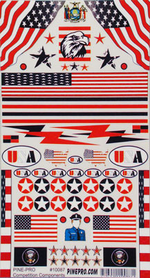 Pine-Pro - 10087 USA Decal - 10087