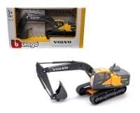 Bburago 1:50 Volvo Ec220e Excavator Yellow Construction- Diecast ...