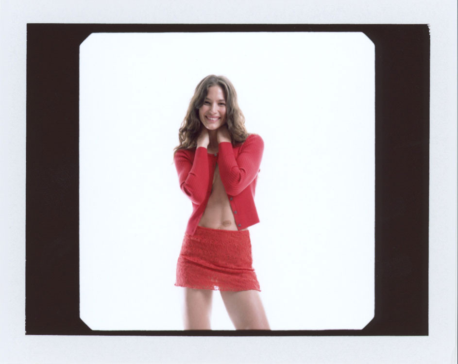 The Lola Valentine Stretch Lace Red Mini Skirt Réalisation Par