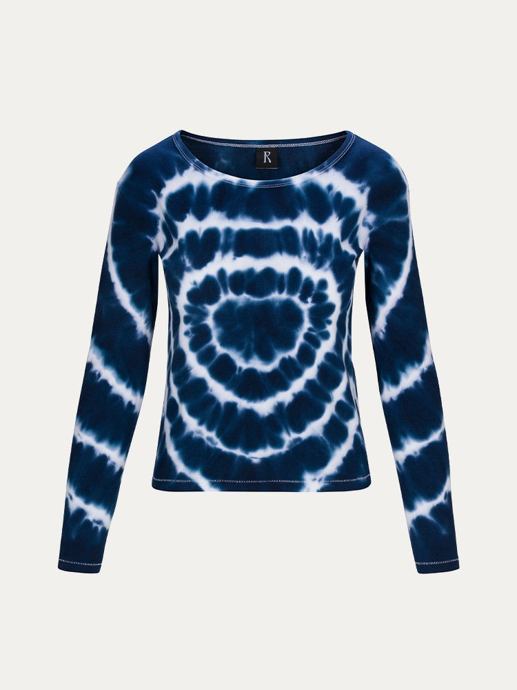 Heart Long Sleeve Tee - Ocean