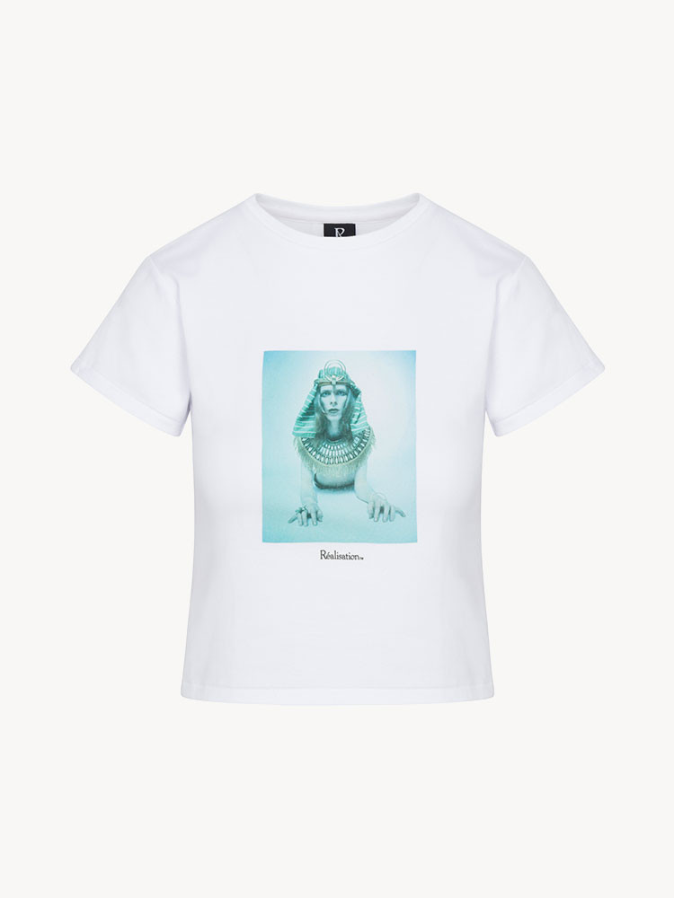 Hunky Dory Baby Tee | David Bowie White Cropped Tee | Realisation Par