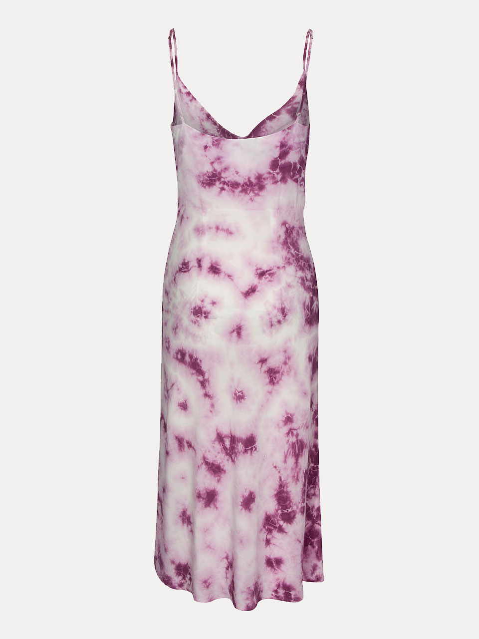 purple tie dye dress