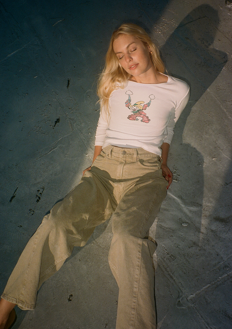 Yee Ha! Long Sleeve Tee - White