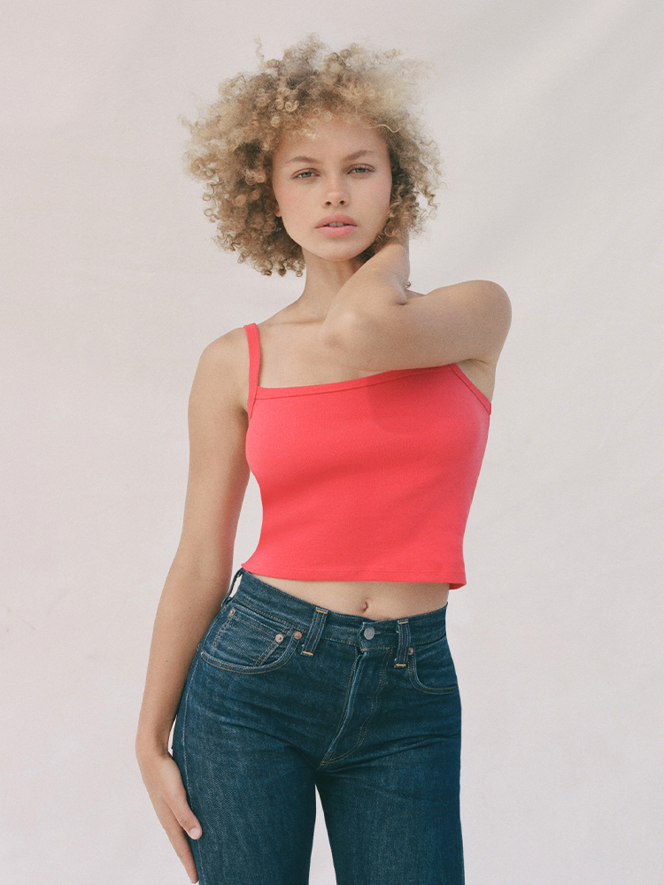 トップス meer. BORDER COMPACT TEE(BRN RED) Port & Co Women's Core Blend Tee | Product | SanMar