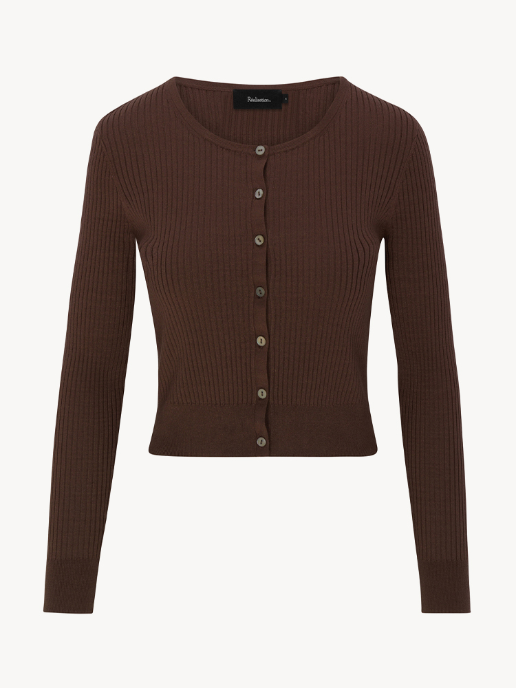 The Winona Cardigan - Chocolate