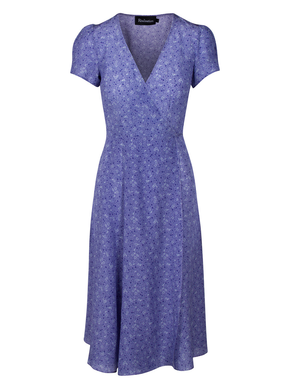 valg Diskriminering af køn overrasket The Teale Purple Haze Wrap Midi Dress | Réalisation Par