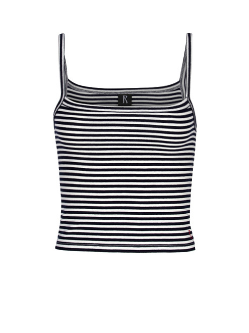 The Baby Tank Bande | Cropped Striped Tank Top | Réalisation