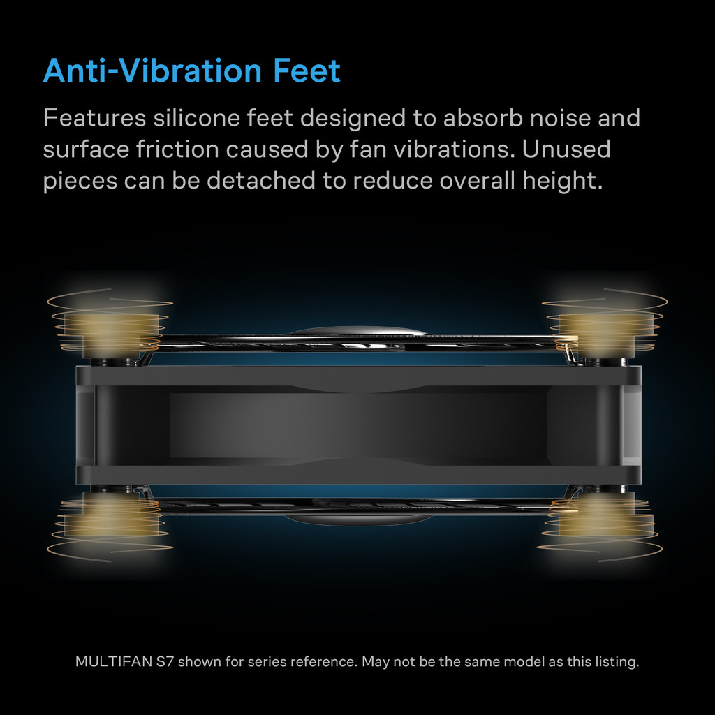 Dual 80mm Quiet USB Fan