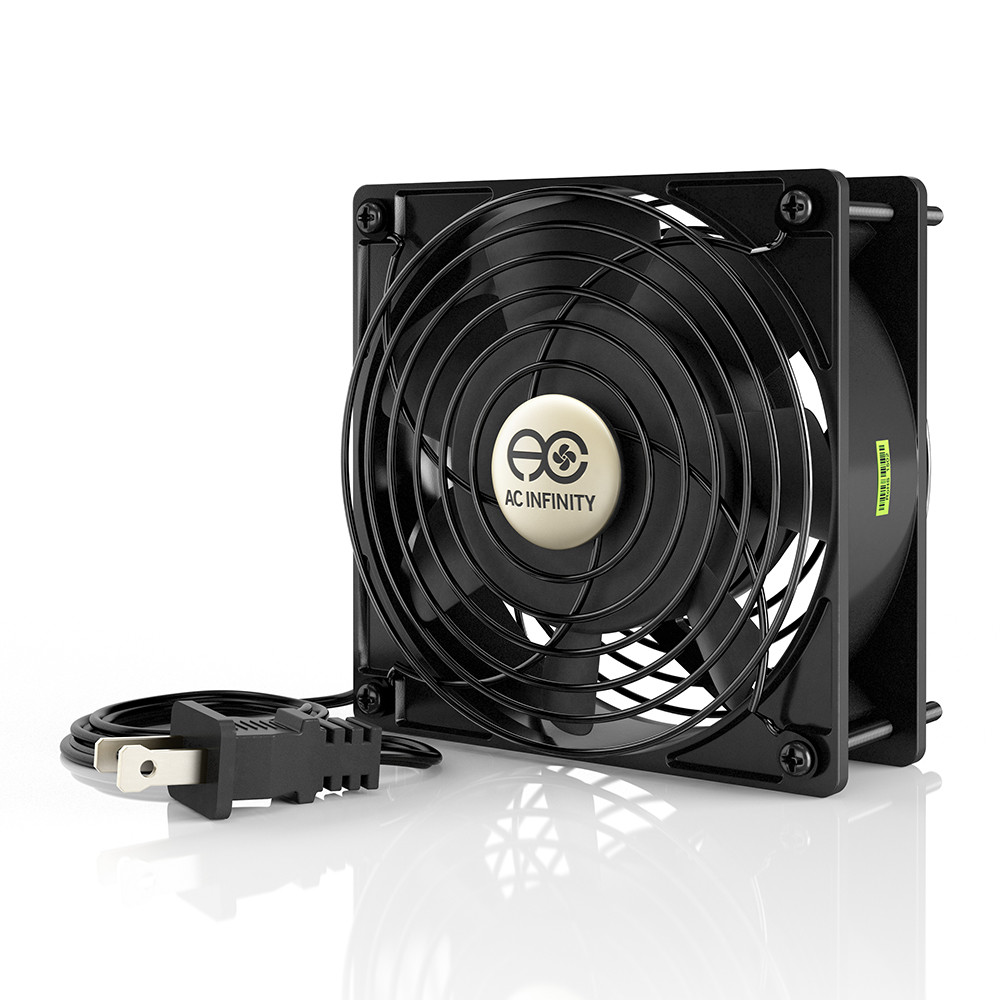 ハイブリッドファン AXIAL 1238, 120V AC Muffin Cooling Fan, 120mm x 120mm x 38mm - AC