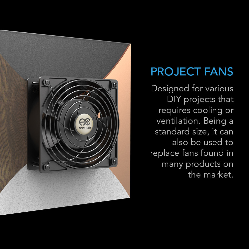 AXIAL 9225, 120V AC Muffin Cooling Fan | AC Infinity