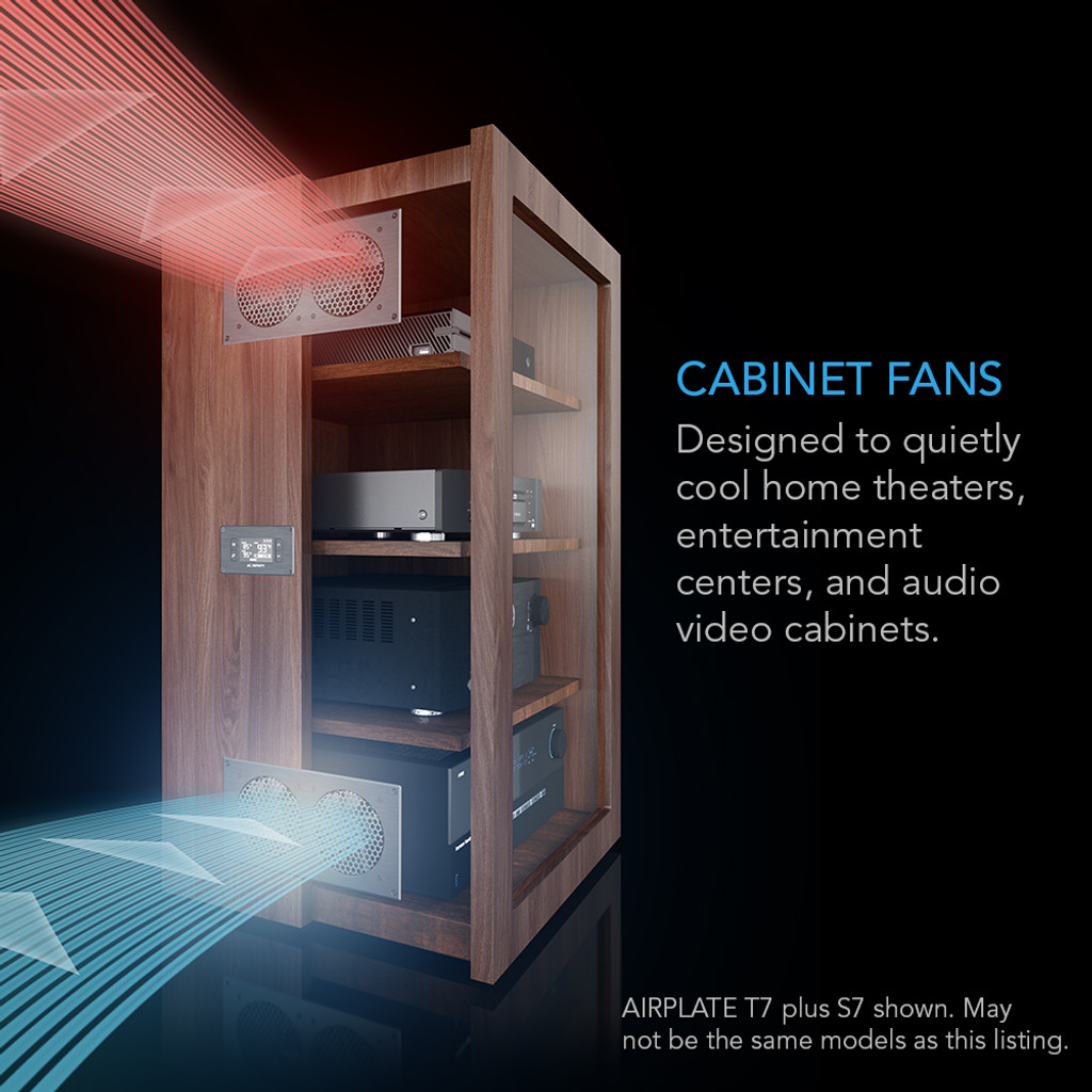 Home Theater, Entertainment Center, AV Cabinet Cooling Fan