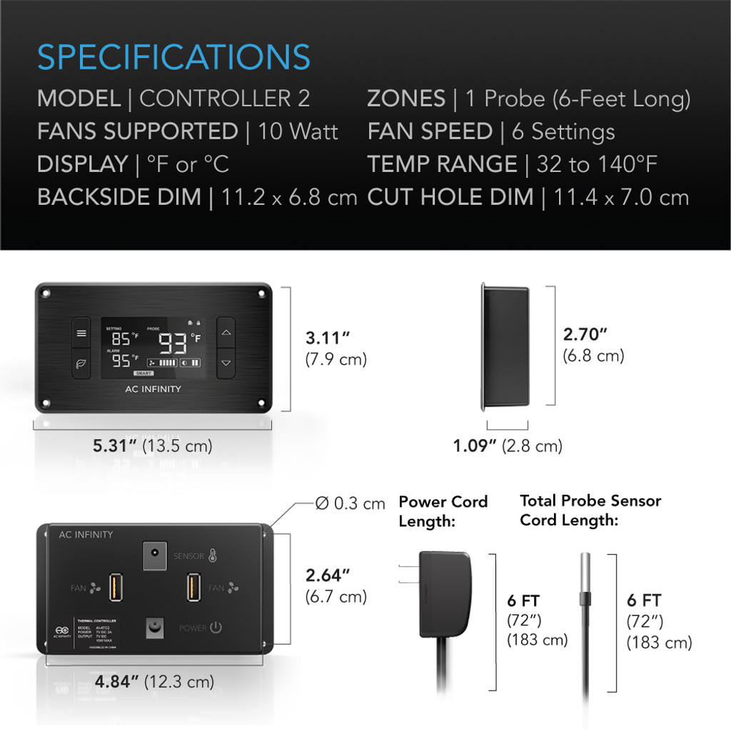 Home Theater, Entertainment Center, AV Cabinet Cooling Fan