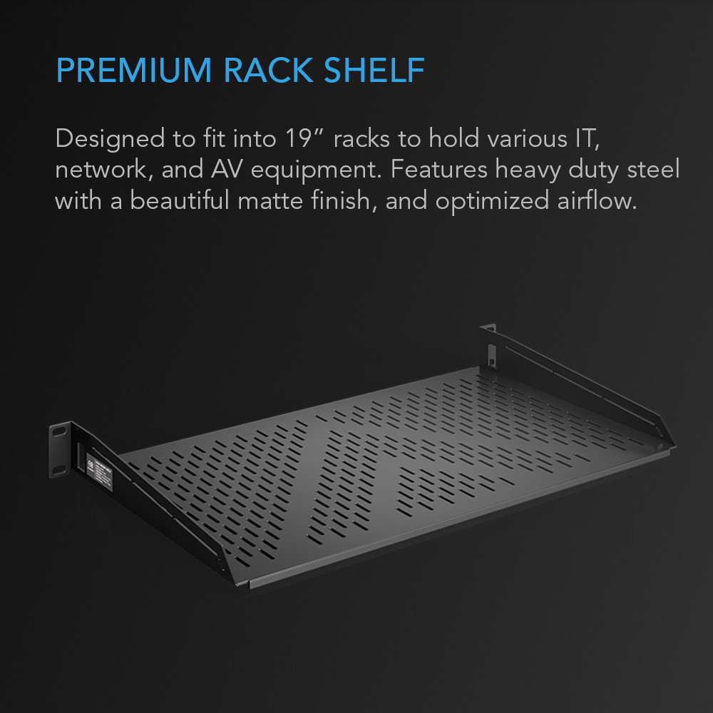 Vented Cantilever 1U Rack Shelf 10