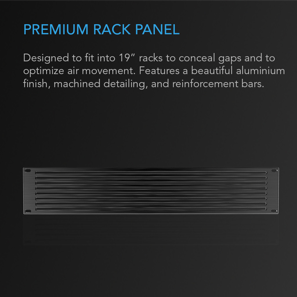 Rack Panel 2U Blank