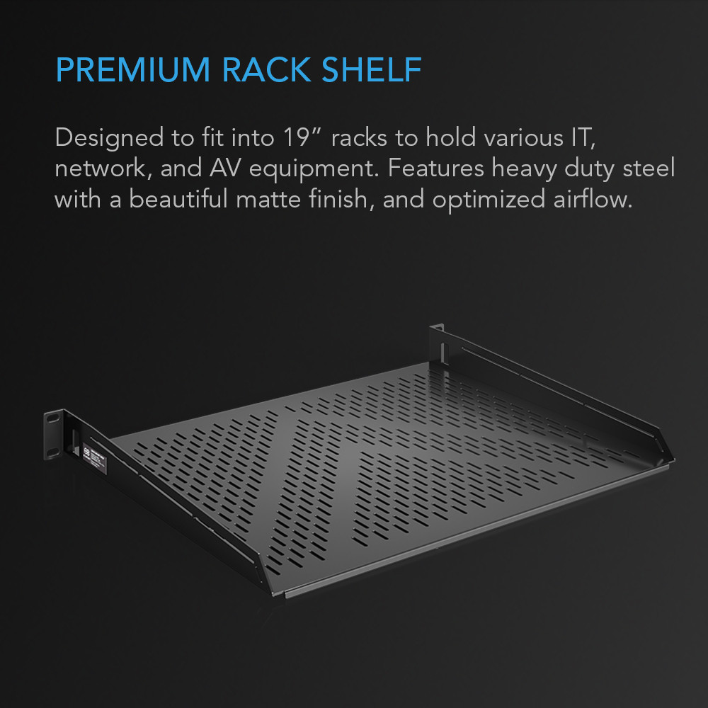Vented Cantilever 1U Rack Shelf 14