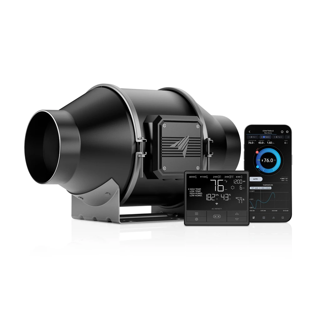 Quiet Duct Fan for Audio Video, Home Theater, Hydroponics, Grow Rooms and Closets