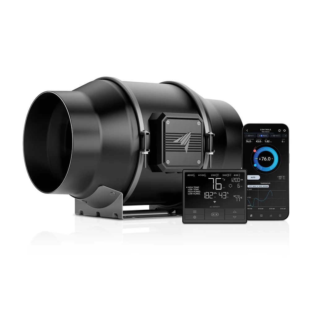 Quiet Duct Fan for Audio Video, Home Theater, Hydroponics, Grow Rooms and Closets