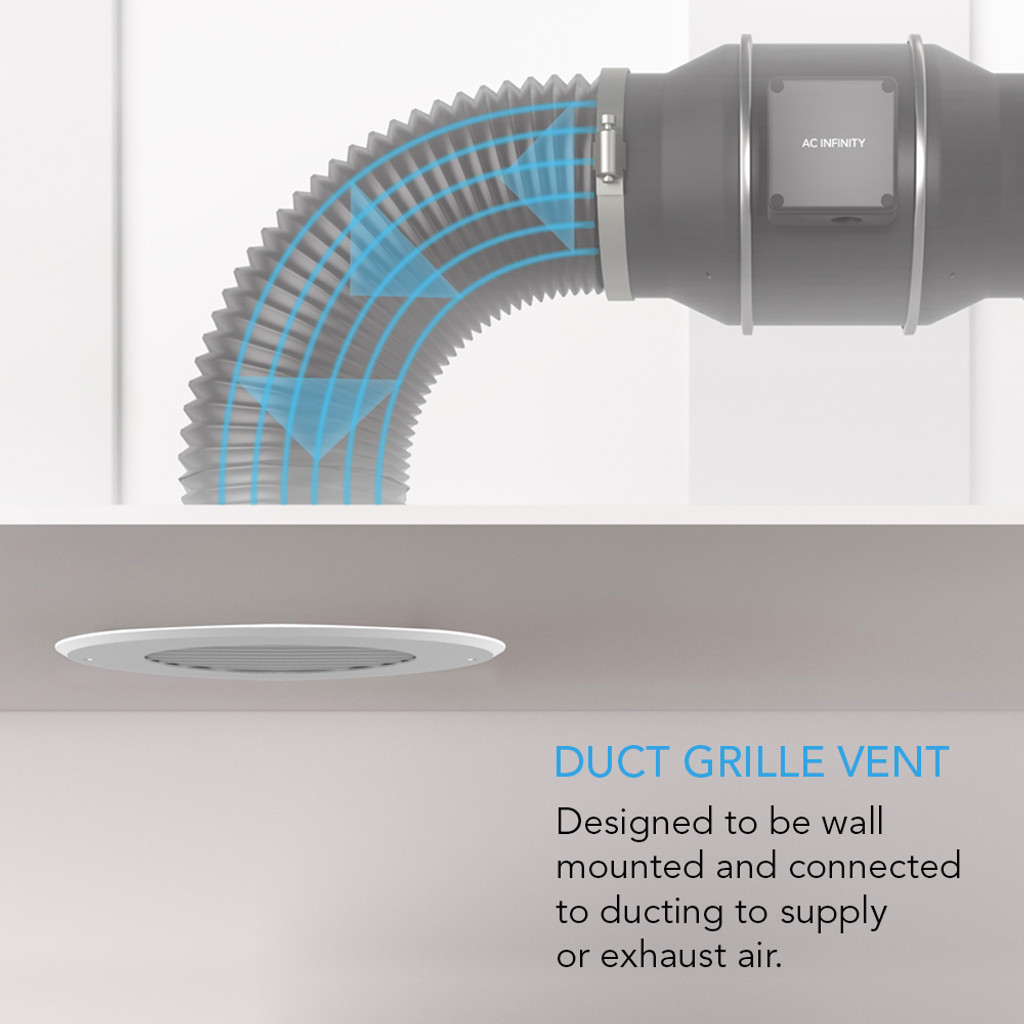 Wall-Mount Duct Grille