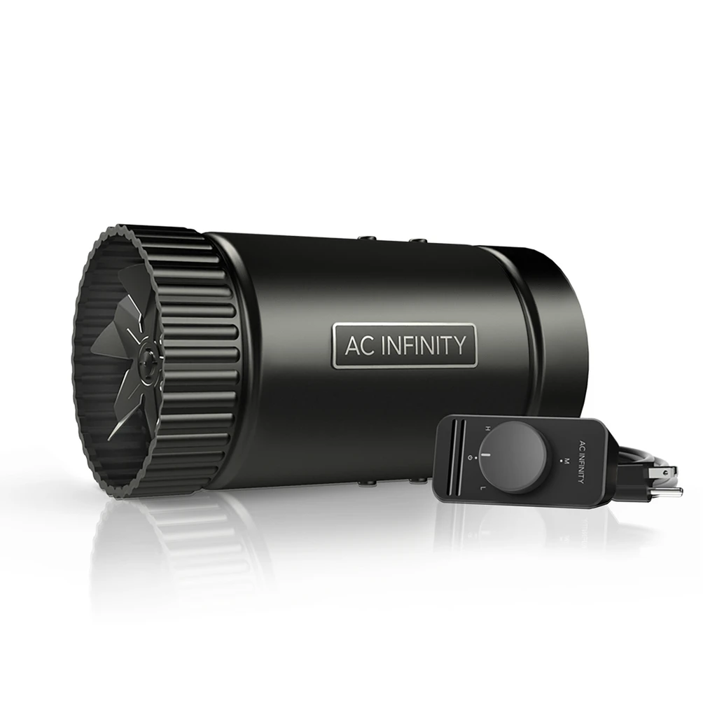 Quiet Duct Booster Fan for Attics, Workshops, Basements, Kitchens and Bathrooms