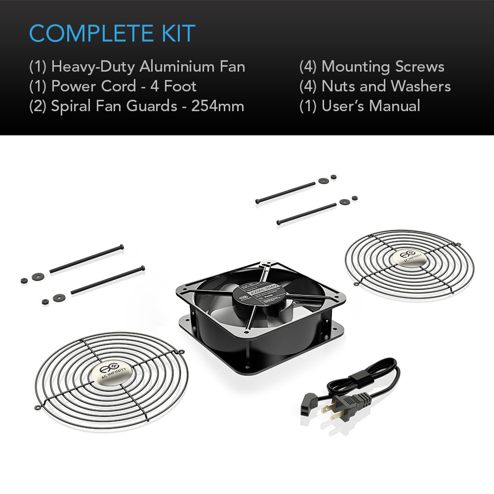 AXIAL 2060, 120V AC Muffin Cooling Fan | AC Infinity